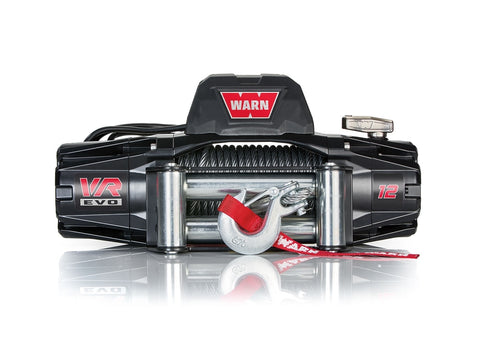 VR EVO 12 - WARN WINCH - 12,000 LB - ROLLER FAIRLEAD, WIRE ROPE