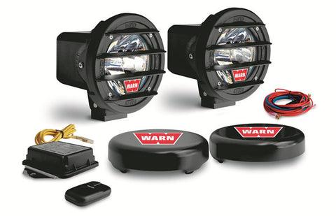 W400D H.I.D. Driving Light - Incl. Two Lights - Mounting Hardware - Wireless Control - Transmitter - Wiring - Rock Guards And Covers