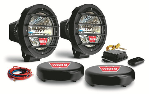 W700 H.I.D. Driving Light - Incl. Two Lights - Mounting Hardware - Wireless Control - Transmitter - Wiring - Rock Guards And Covers