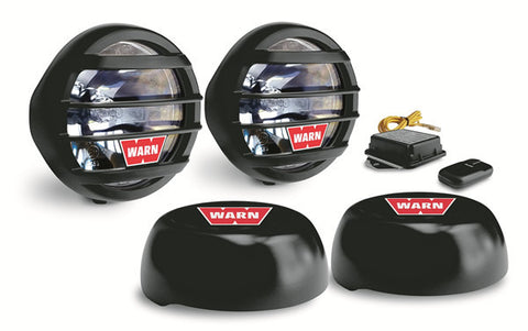 W650D Halogen Driving Light - Incl. Two Lights - Mounting Hardware - Wireless Control - Transmitter - Wiring - Rock Guards And Covers
